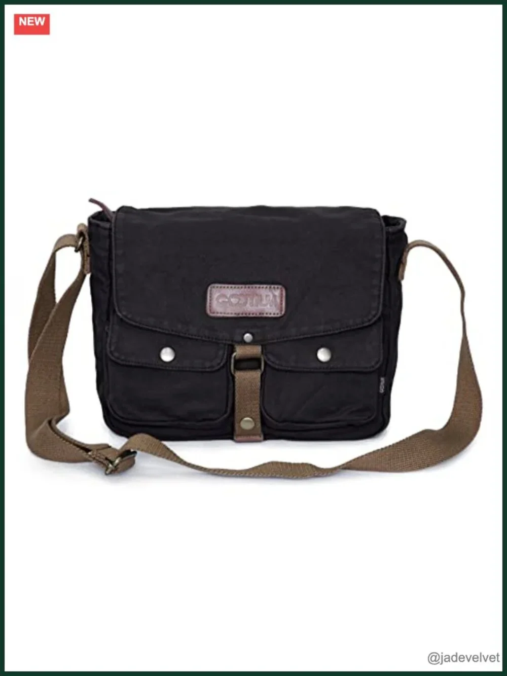 Canvas Messenger Bag Vintage Crossbody Shoulder Bag Military Satchel
